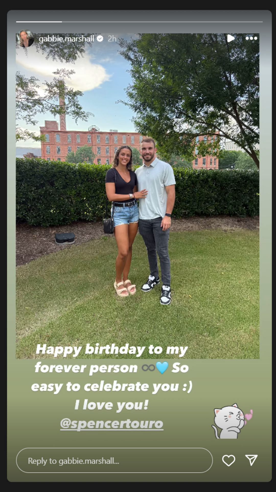Screenshot via Instagram (@gabbie.marshall/IG)